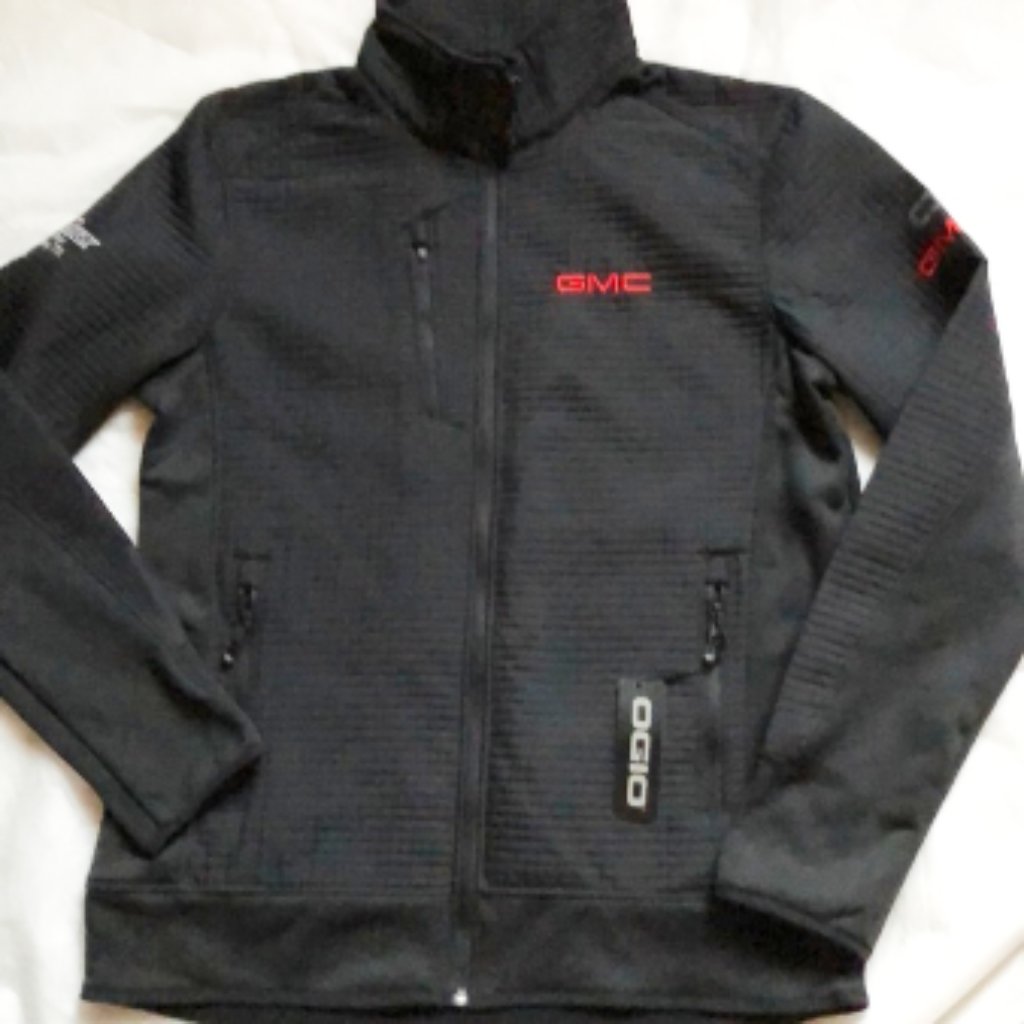 Jacket Mens Size L New Gmc Yukon Truck Black Ogio